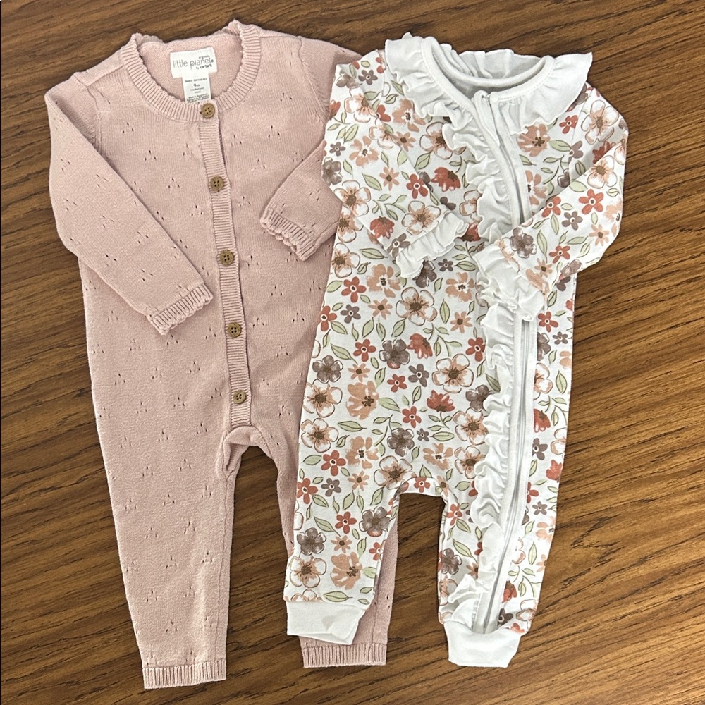 Bundle of 2 Baby Girl Rompers